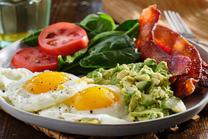 keto breakfast plate