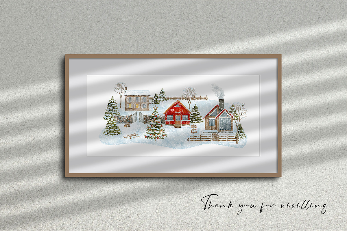 Christmas in Countryside Collection, a Decorative Illustration by Olya Haifisch (Photo 10 of 10)