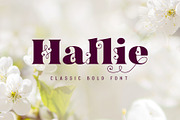 Hallie - Bold Classic Font, a Serif Font by Gleb Guralnyk (Thumbnail 1 of 6)