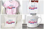 Made In America SVG-Patriotic Retro, an Object Graphic by BeeCraftR (Thumbnail 4 of 5)