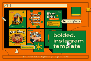 Bolded Post & Story Template, a Social Media Template by Creatchees.std