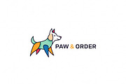 Paw Order Colorful, a Branding & Logo Template by Logocreative (Thumbnail 1 of 2)
