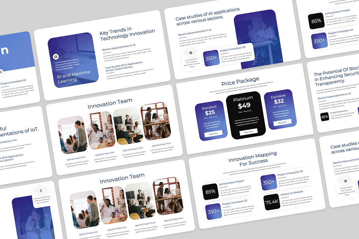 Technology Innovation Google Slide, a Presentation Template by Annora Studio (Photo 2 of 5)