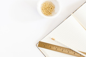 Neutral and gold styled desktop 2 fe
