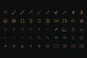 Monicons 2 - 100 icons, an Outline Icon by timboelaars (Thumbnail 2 of 3)