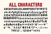 CS Bunsen – Vintage Horror Font, a Sans Serif Font by Craft Supply Co. (Thumbnail 8 of 8)