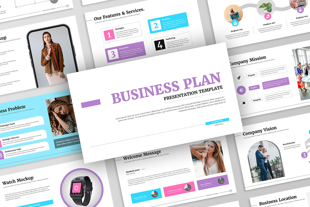 Corporate Business Plan Presentation, a Presentation Template by Mighty-Slide (Photo 1 of 5)