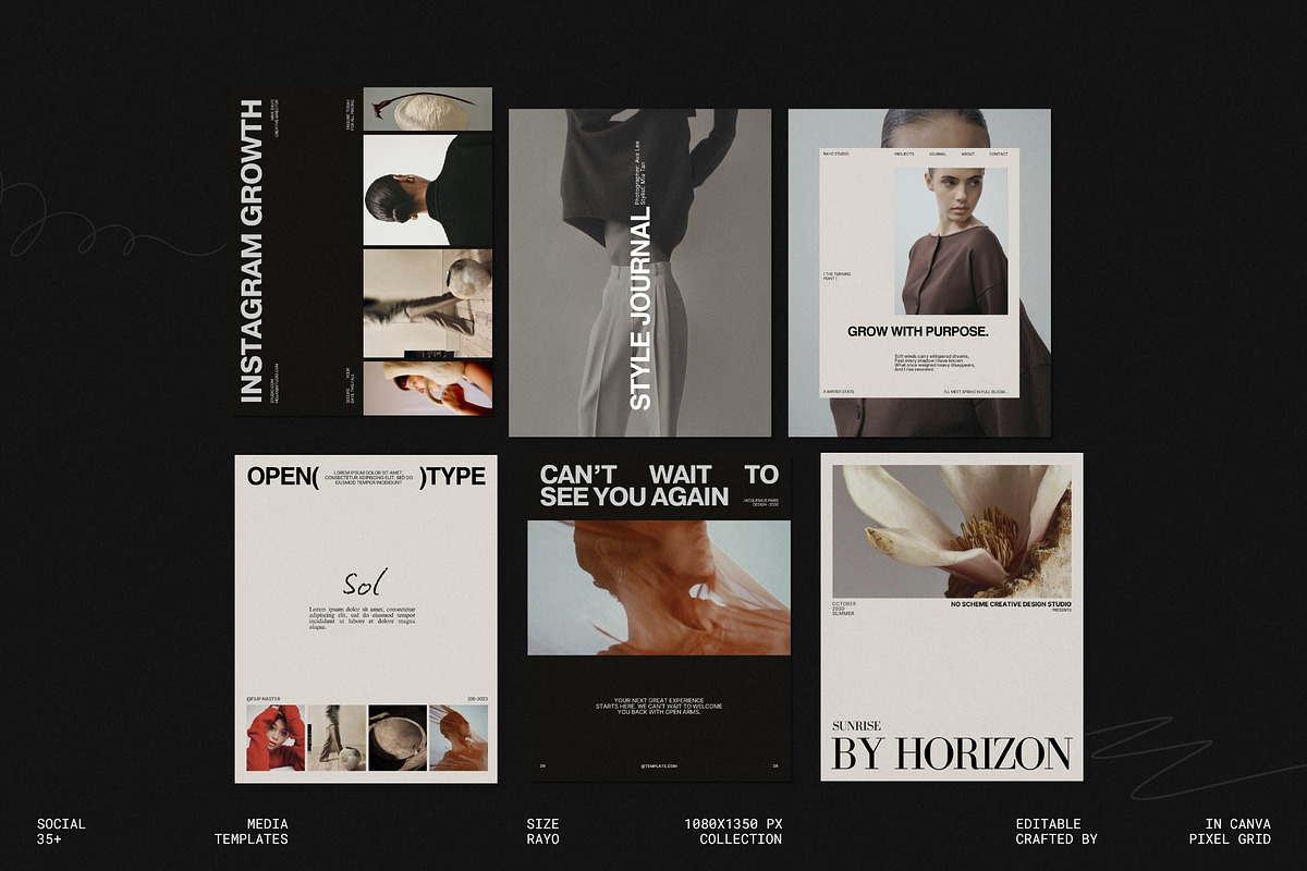 RAYO | Social Media Kit (III), a Social Media Template by Pixel Grid (Photo 1 of 10)