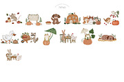 Cozy Hollow Autumn Clipart, an Animal Illustration by Pati Paints (Thumbnail 8 of 9)
