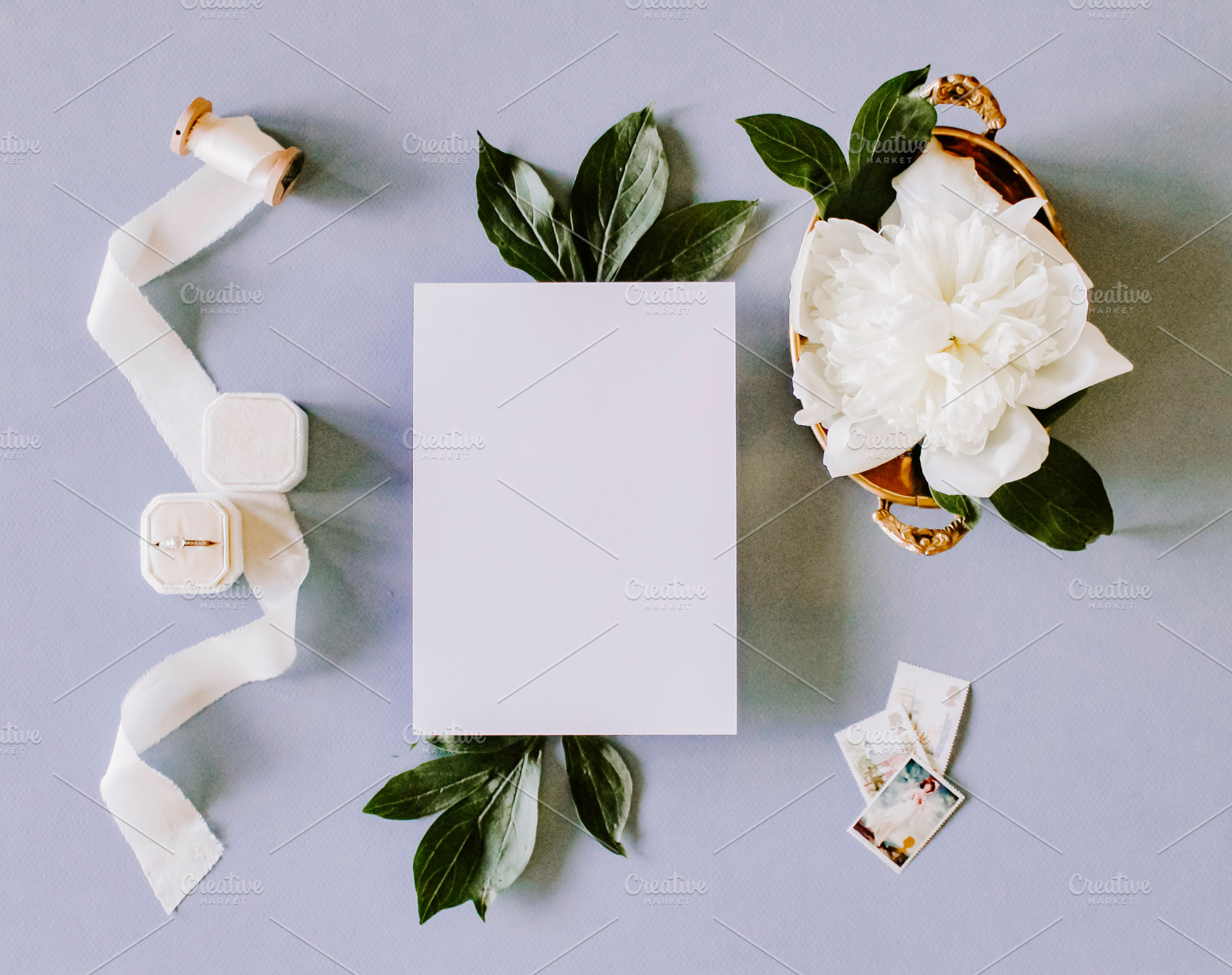 Stationery Mockup Photo, a Photo by BlueHarborPaperie