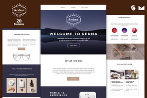 Sedna Email Template + Builder