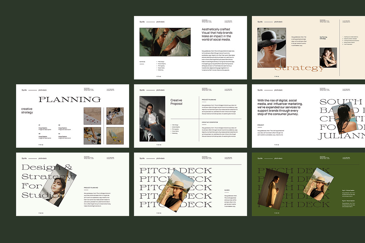 SYCILLA - Powerpoint Pitch Deck, a Presentation Template by Elokka Std. (Photo 12 of 14)