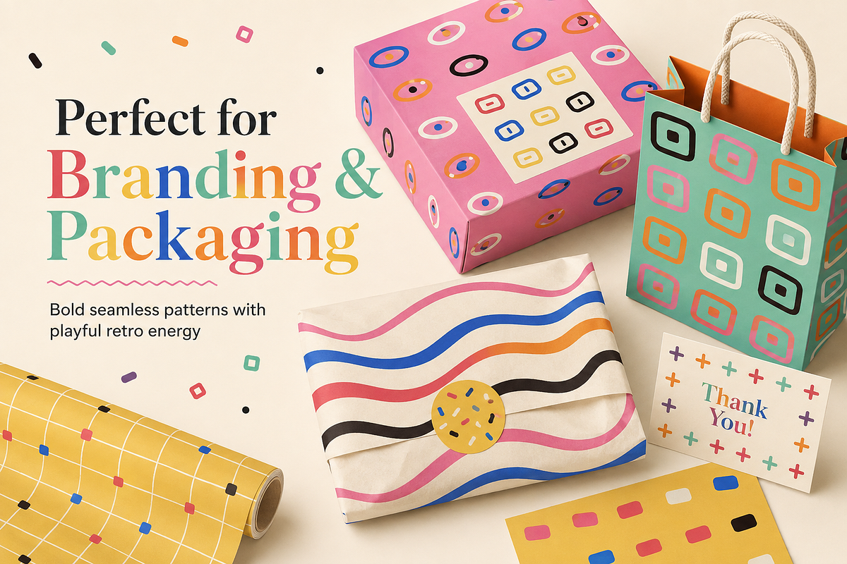 36 Wonky Geometric Seamless Patterns, a Pattern Graphic by Designs24hr (Photo 2 of 6)