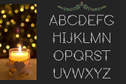 ChristmasTree Modern Sans Serif Font, a Sans Serif Font by Yiru Chen Studio (Thumbnail 3 of 15)