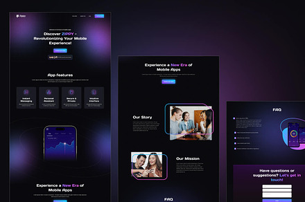 Zippy - App Website Template