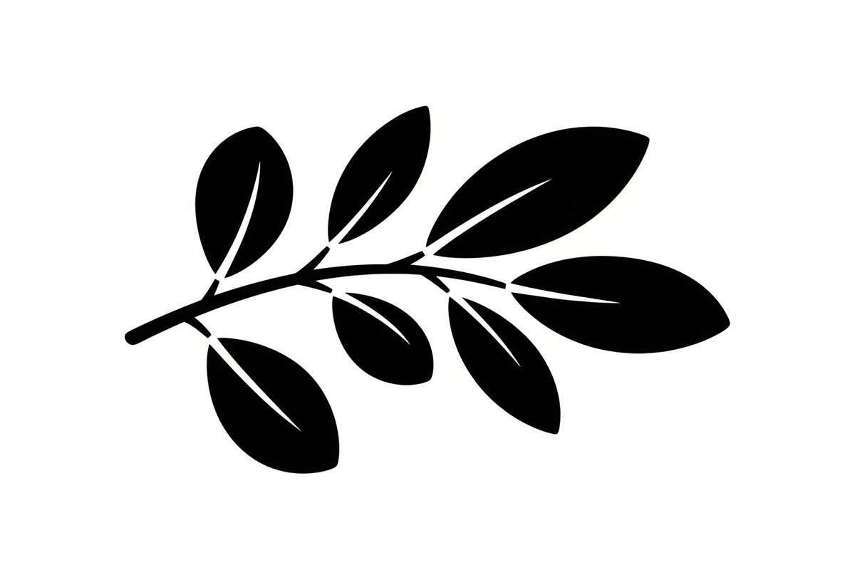 Botanical Leaf Silhouette Bundle, an Illustration by Creativeshirt (Photo 50 of 51)