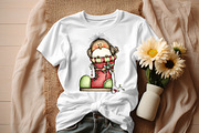 Whimsical Fluffy Christmas Birds, an Illustration by Craft Nest (Thumbnail 3 of 9)