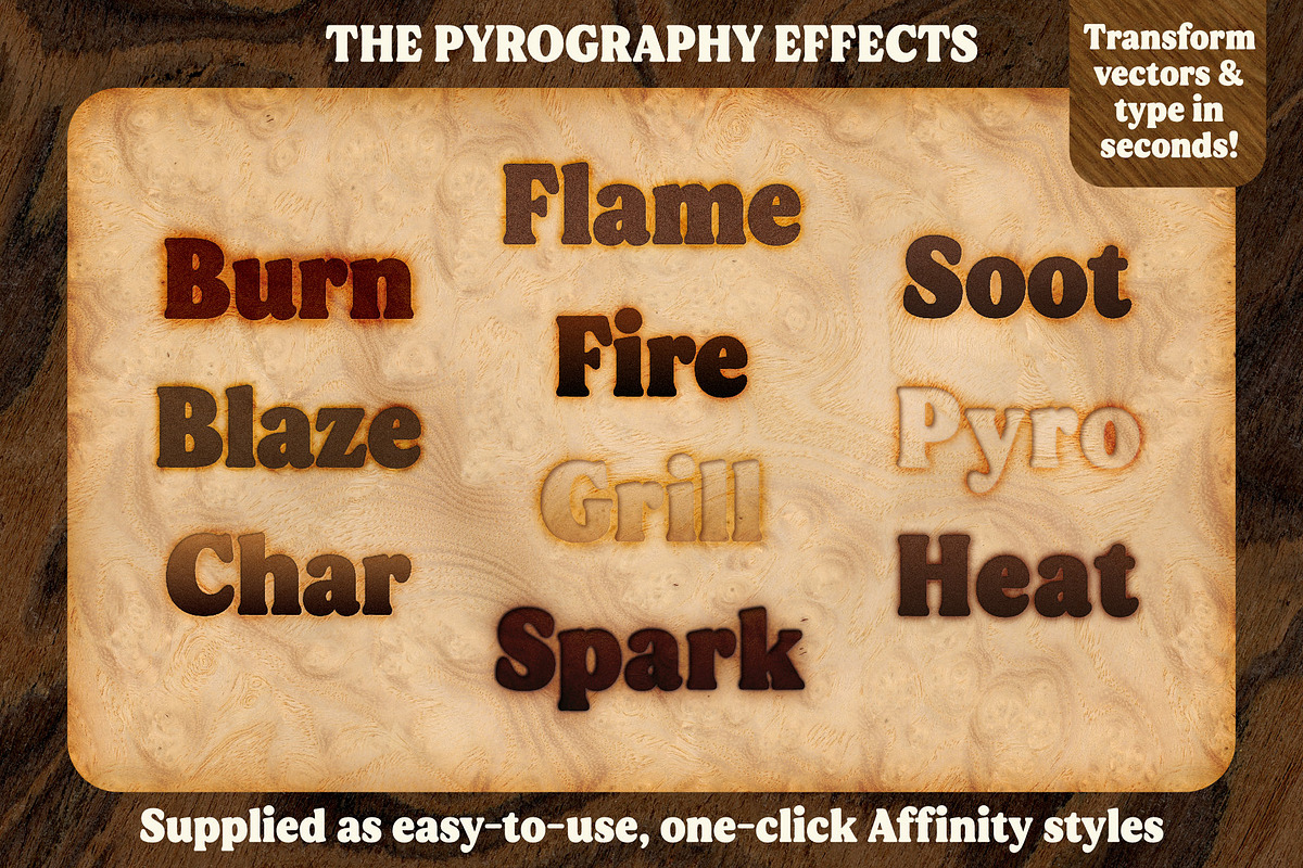 Wood Textures & Pyrography Effects, a Layer Style Add-On by The Artifex Forge (Photo 19 of 20)
