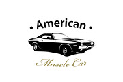 T-Shirt Print Muscle Car Vector, a Sport Illustration by Plaid4You (Thumbnail 2 of 8)
