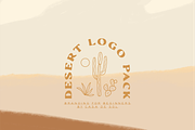 Desert Branding Logo Pack, a Branding & Logo Template by MEG BURK CHOI (Thumbnail 1 of 2)