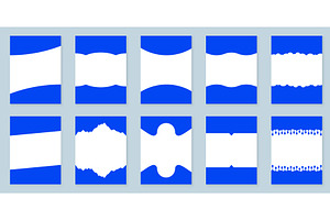 Design Elements for Top and Bottom, an Illustration by Vector Creator