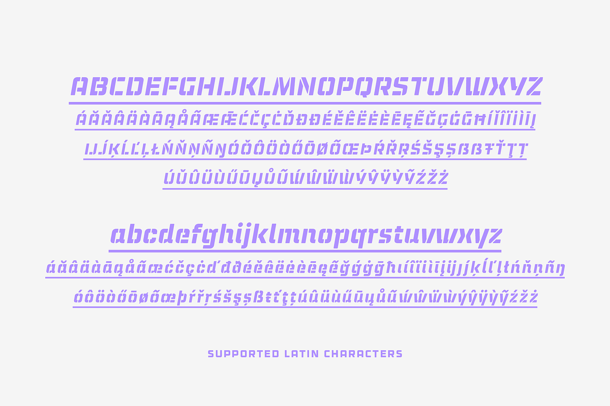 Lokoxi Stencil - Rounded Family, a Sans Serif Font by Anfound Type (Photo 2 of 14)