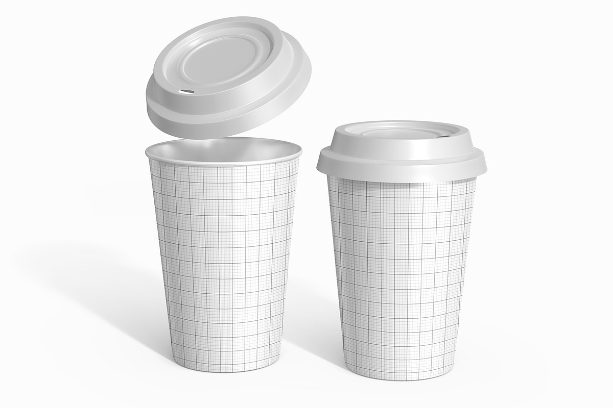 Takeaway Paper Coffee Cup Mockup PSD, a Product Mockup by graphypix (Photo 4 of 4)