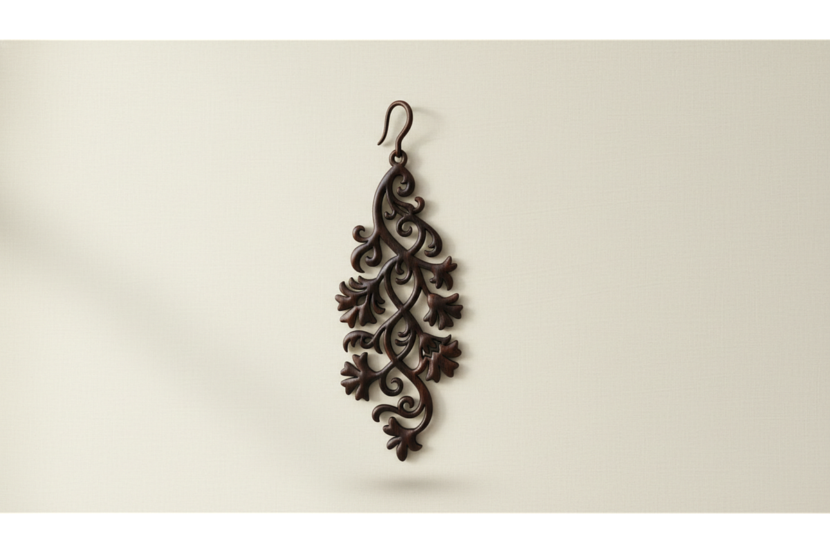 Ornament Dangle Earring Set, a Graphic by hafijul (Photo 3 of 11)