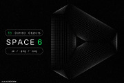 SPACE 6 - 55 dotted line objects, an Object Graphic by kloroform (Thumbnail 1 of 20)