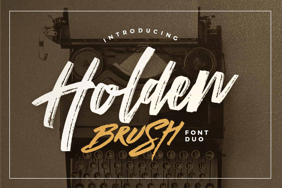 Holden Brush - Font Duo preview 2