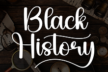 Black History | Script Font