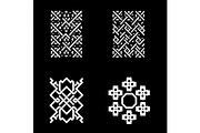 Black Geometric Pattern Panel Set, an Object Graphic by Designer_Momina (Thumbnail 7 of 13)