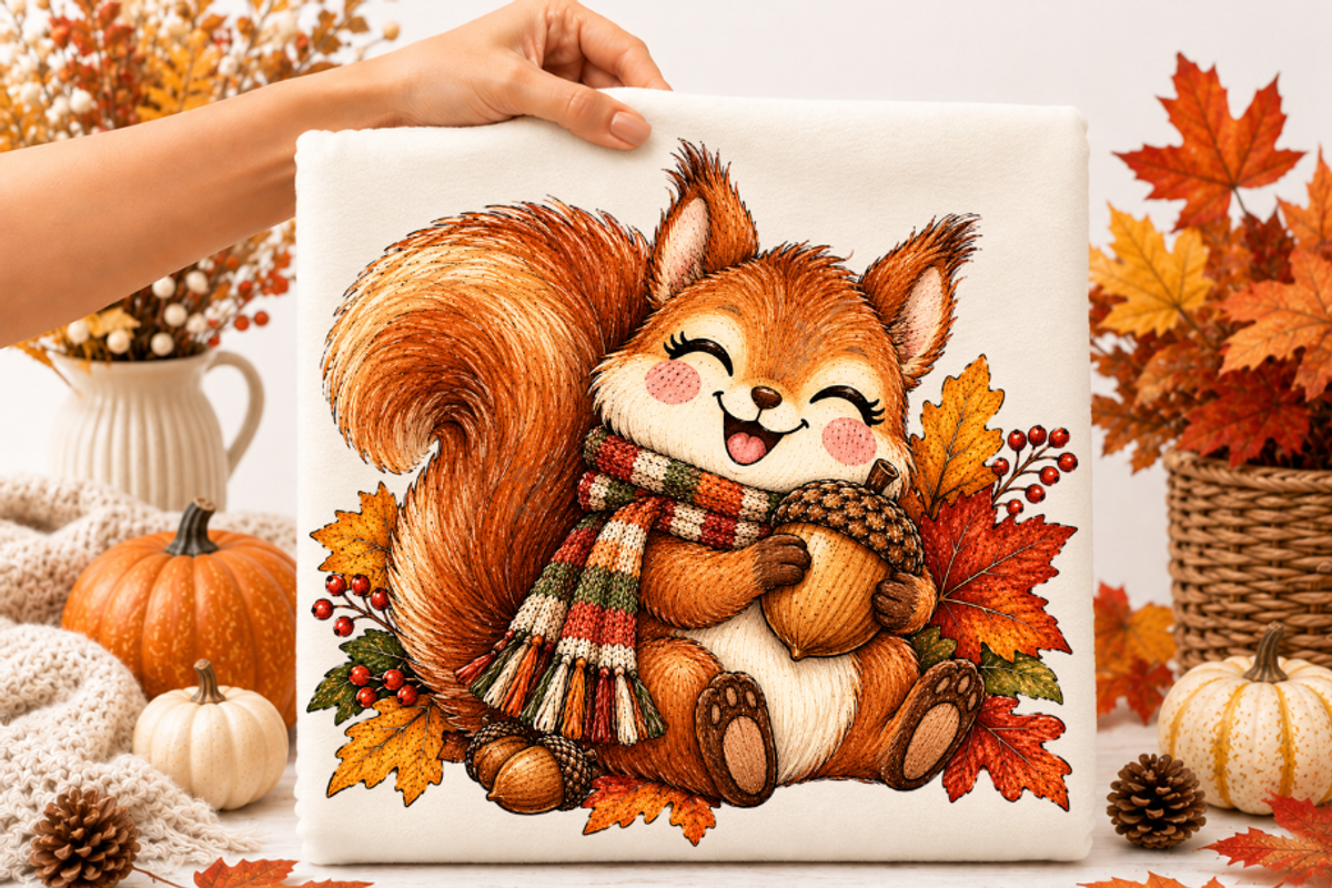 12PNG CUTE FALL CHARACTERS CLIPART, a Seasonal Illustration by Vachira Digital Studio (Photo 6 of 14)
