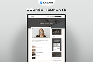 Kajabi Course Template For Courses