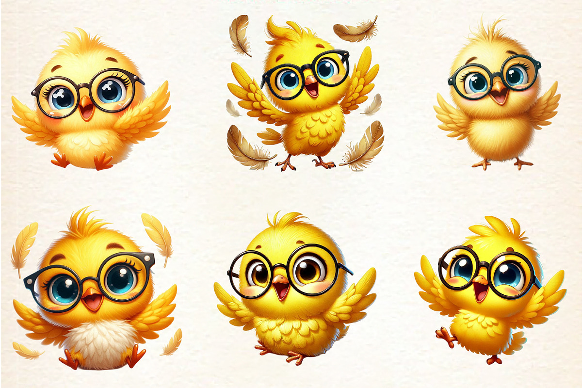 Funny Birds Clipart, an Illustration by DreamArtGraphic (Photo 2 of 5)