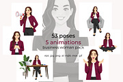 Business Woman Character Animation, a Person Illustration by Volha Hlinskaya (Thumbnail 1 of 11)