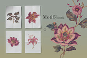 Exotic Blooms, Luxury Pattern Design, a Pattern Graphic by TSTUDIO (Thumbnail 8 of 14)