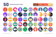 50 Vaccination Icons, an Outline Icon by Dighital (Thumbnail 2 of 10)