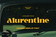 Alurentine Modern Display Font, a Sans Serif Font by Rasio Studio (Thumbnail 1 of 7)