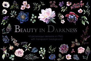 Beauty In Darkness Watercolor Set