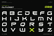 Cyber Form - Geometric Sci-Fi Type, a Sans Serif Font by HipFonts (Thumbnail 9 of 13)
