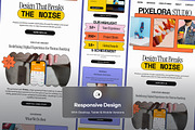 Creative Agency Showcase Newsletter, a Landing Page Template by twinstd (Thumbnail 4 of 5)