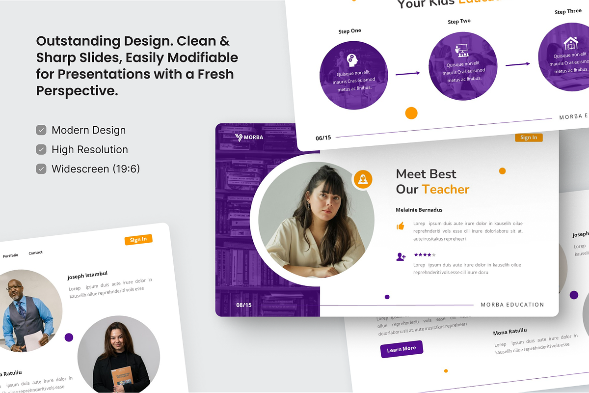 Education Presentation Google Slide, a Presentation Template by SquidPixey (Photo 3 of 6)
