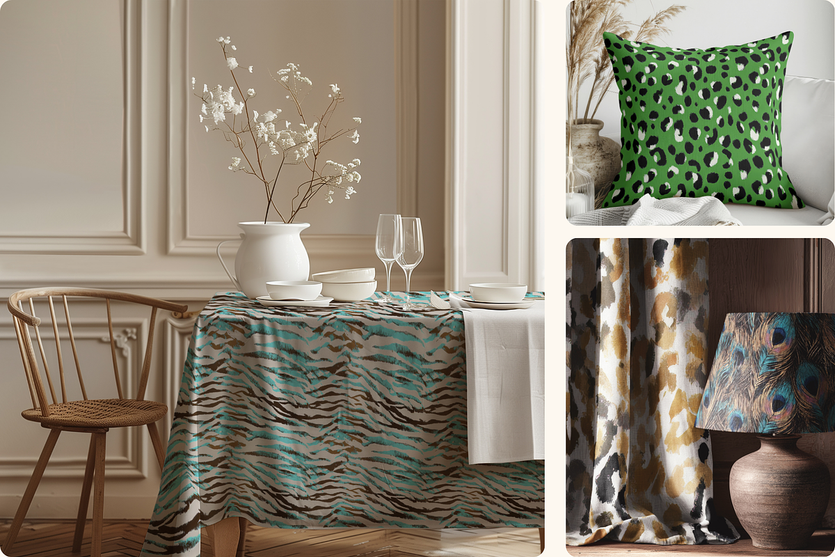 Animal Abstract Patterns - part 3, a Pattern Graphic by Ninterints (Photo 10 of 21)