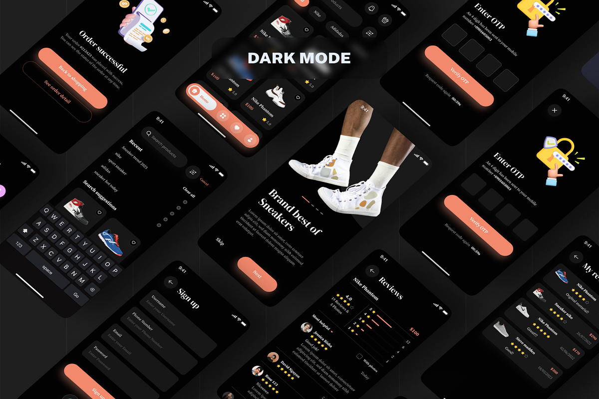 Shoe Store - e-Commerce UI Kit, an UI Kit Template by Digital_Fantasies (Photo 5 of 8)
