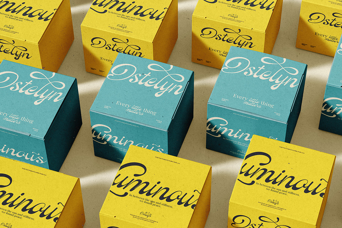 Ostelyn – Elegant Script Font, a Script Font by Inviline.co (Photo 13 of 15)