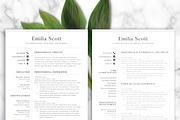 Modern Teacher Resume Template Word, a Resume Template by SharpResumeFoundry (Thumbnail 2 of 6)