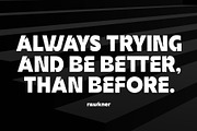 Rawkner Font, a Sans Serif Font by trustha (Thumbnail 10 of 15)