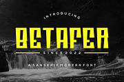 Betafer Font, a Sans Serif Font by albert_kalingga (Thumbnail 1 of 4)