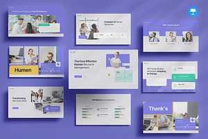 HR - Human Resources Keynote, a Presentation Template by Pixslides